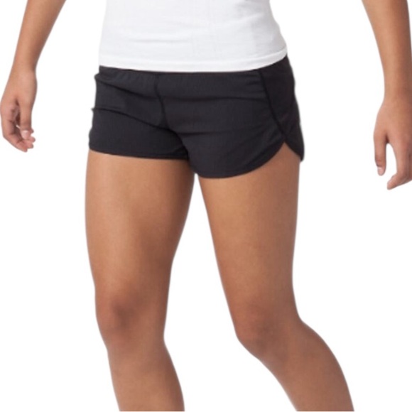 Lululemon Ivivva Girls Speedy Shorts Black Girls Size 14 Athletic Activewear - Picture 1 of 8